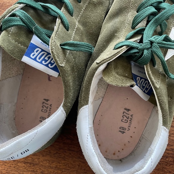 green golden goose deluxe brand superstars size 40 - Picture 8 of 9